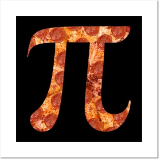 Pepperoni Pizza Pi Posters and Art